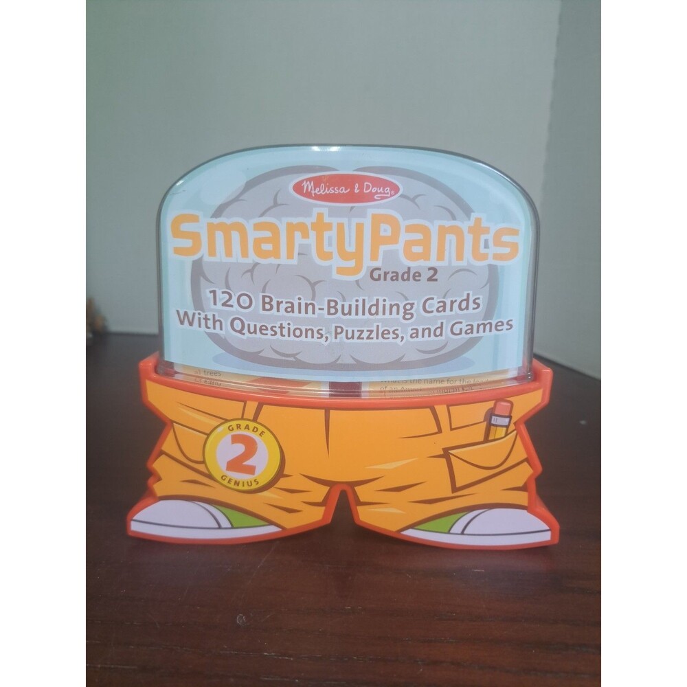 Melissa & Doug Smarty Pants Grade 2 120 Brain Building Cards W/ Questions...